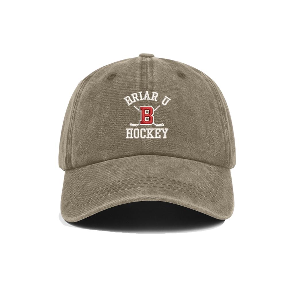 Briar U Hockey Adjustable Baseball Cap Classic Six-Panel Structured Design with Curved Visor and Embroidered Logo for Everyday Wear