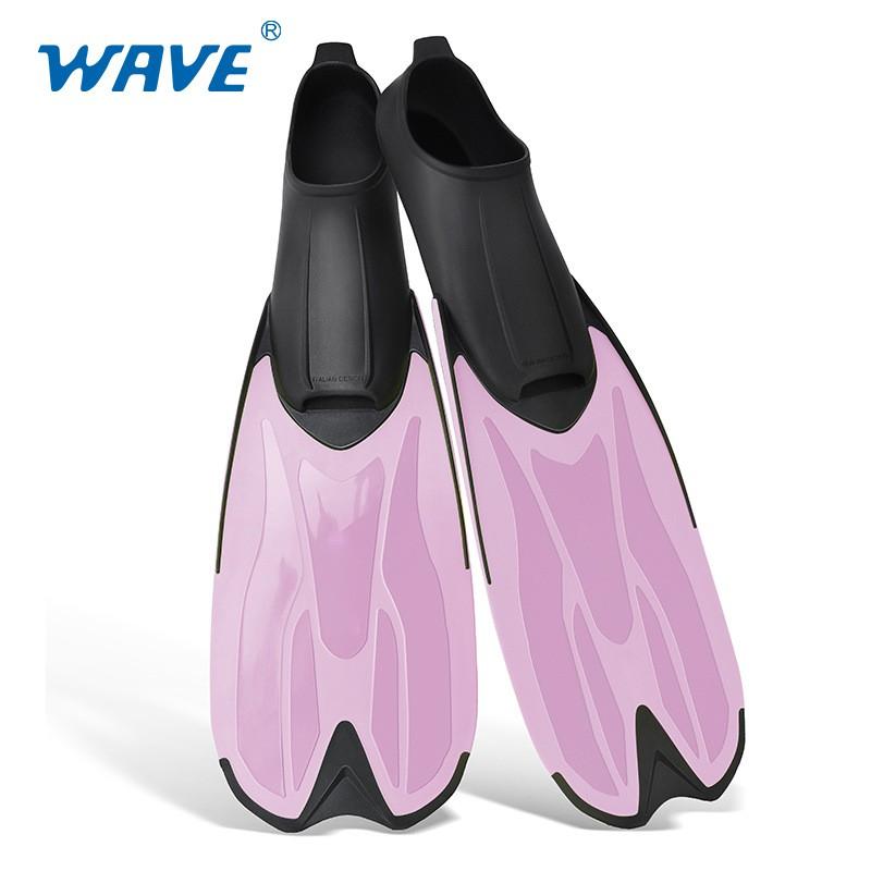 Adult Snorkeling Fins Swimming Freediving Rubber Flipper With Adjustable Strap Yellow Black Blue Pink