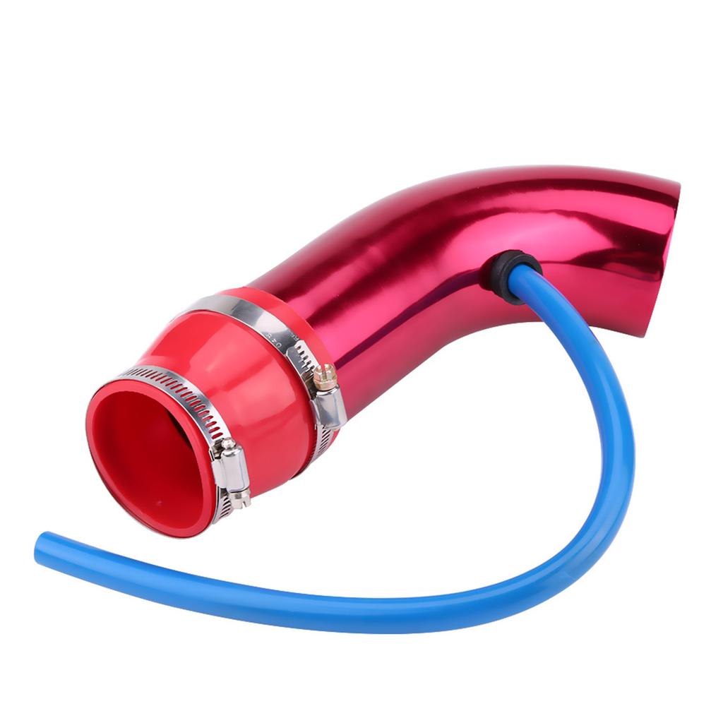 76mmCelsius3inch   Car Cold     Pipe Tube Hose Kit Filter System Blue