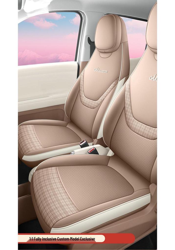 Fifth Gen Wuling Hongguang Mini: 26 Cartoon Leather Car Seat Covers