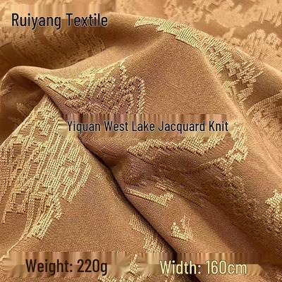 Yiquan 220g Retro Westsee Chinesischer Jacquard-Strickstoff, Dreidimensionaler Fall