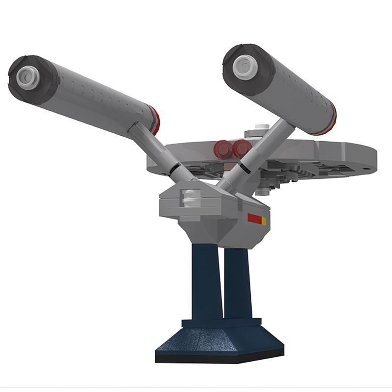 Space Ship World 6021 Buliding Block Model USS Enterprise NCC-1701 MOC