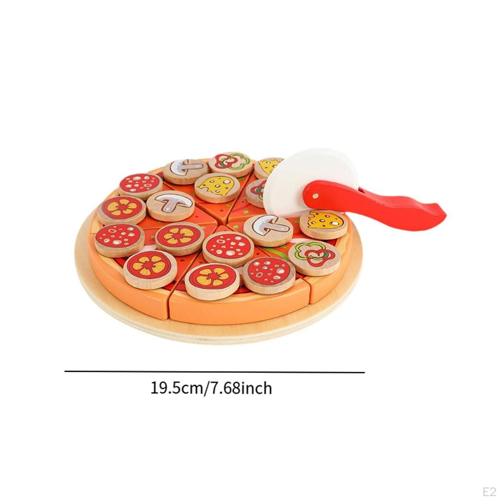 Holz Pizza Spielzeug Küche Holz Kochen Spielzeug Pädagogisches Zubehör