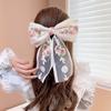 Bows Elegant Hair Clip 2000s Style Accessories Sweet Balletcore Hairpin Women