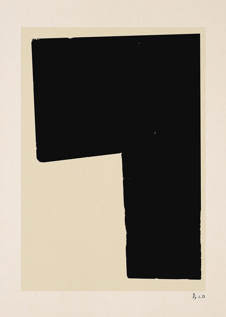 THE POSTER CLUB Poster Club Black Object 02 Bycdesign Studio 50×70cm