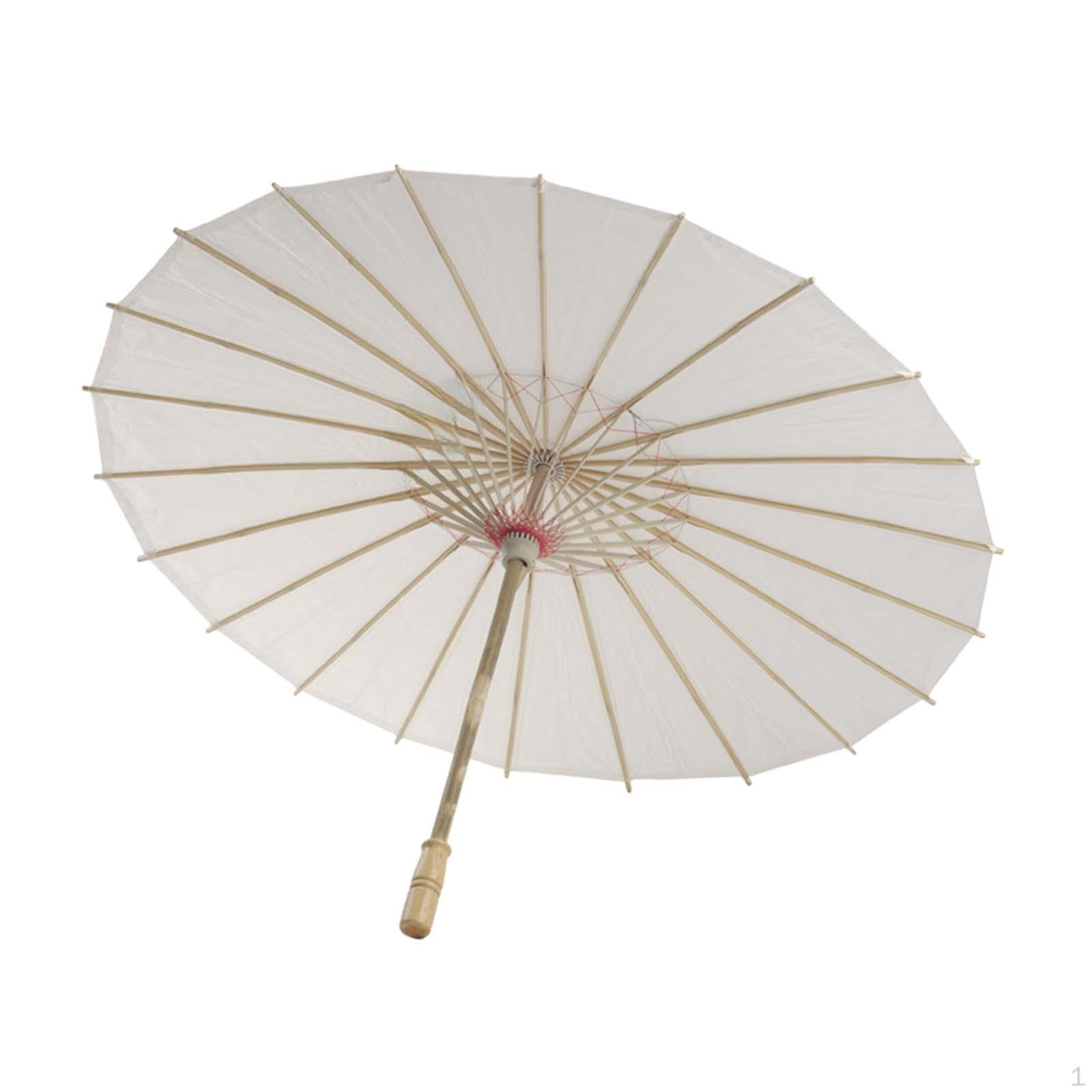 

Blank Paper Umbrella Photography Prop Craft Decorative Rustic Birthday Gift DIY Chinese Painting for