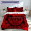 3pcs Custom Name VfB Stuttgart Bedding Set,Includes 1 Duvet Cover and 2 Pillowcases,All-season Bedroom Decor