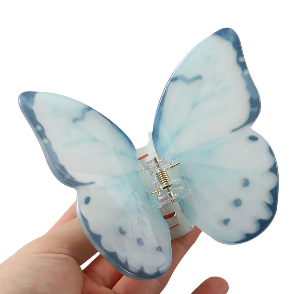 Acrylic Butterfly Hair Clip Simulation Butterfly Hair Claw Stylish Hair Accessory Fashionable Hair Grip Gift for Girls
