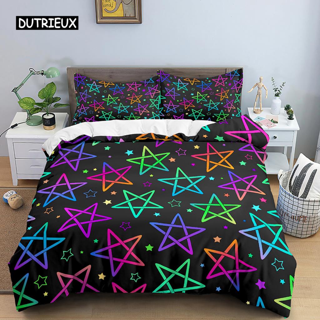 

Неоновый цветной пододеяльник, комплект постельного белья King Rainbow Gradient Pumpkin, микрофибра, пододеяльник на Хэллоуин, двойной пододеяльник EU single(135x200cm)