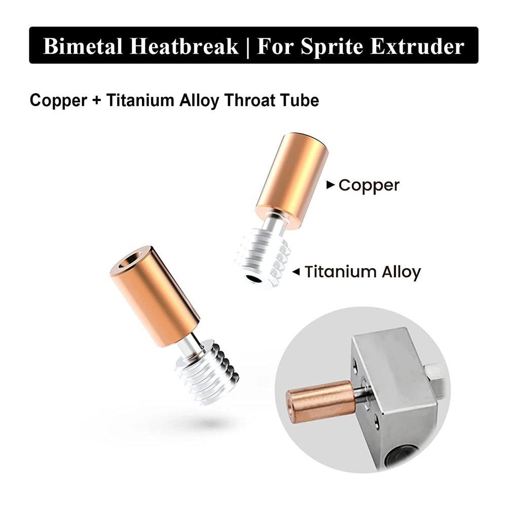 Upgrade Kupferdüse für Ender 3 S1 Hotend Hochtemperatur-Extruder Heizblock-Kit Pro 300℃