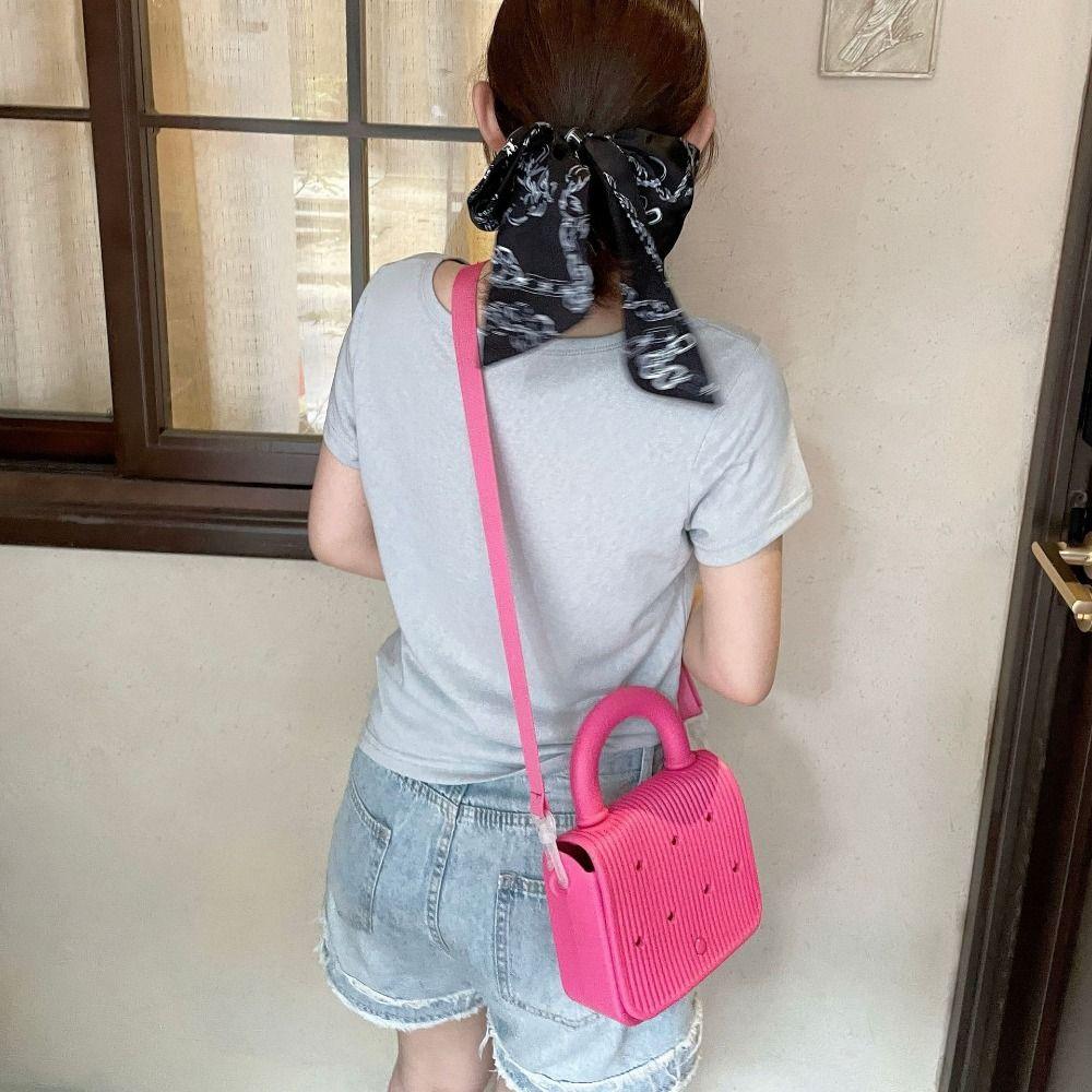 Top Handle EVA Handbags With Hole Adjustable straps Cartoon Crossbody Tote  Outdoor Activities