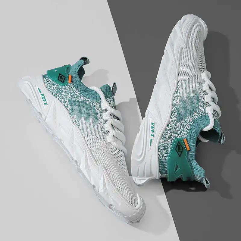 Non-slip Sole Cow Skin Golf Sport Nursing Men's White Summer Sneakers Vulcanized Shoes Man Functional Teniz Tnis