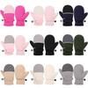 Zipper-Free Wrist Closure Thermal Ski Gloves Thermal Insulation Cold Gear Gloves  For Boys Girls