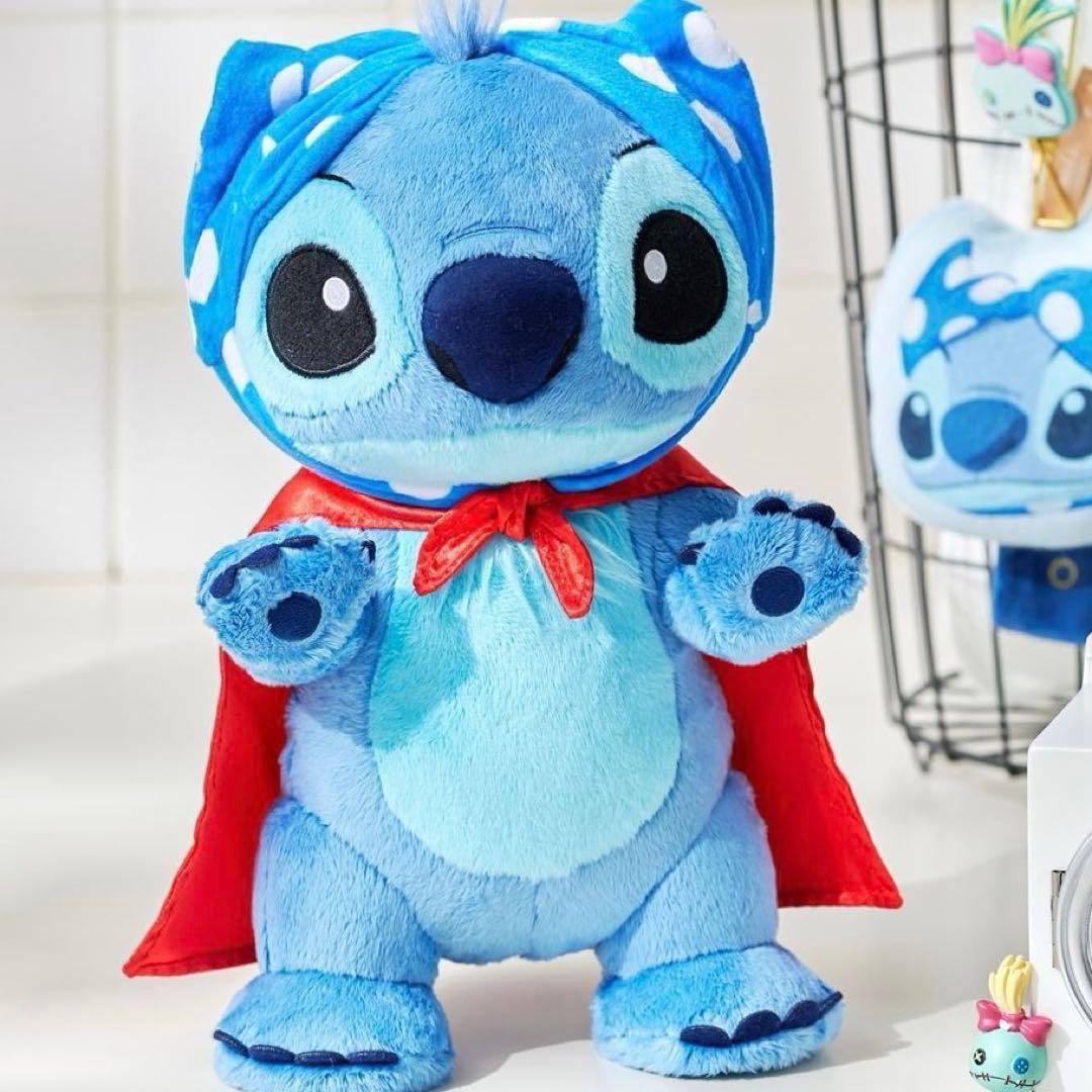 Disney Store Stitch Hero Style Plush Toy Rare Stitch Day