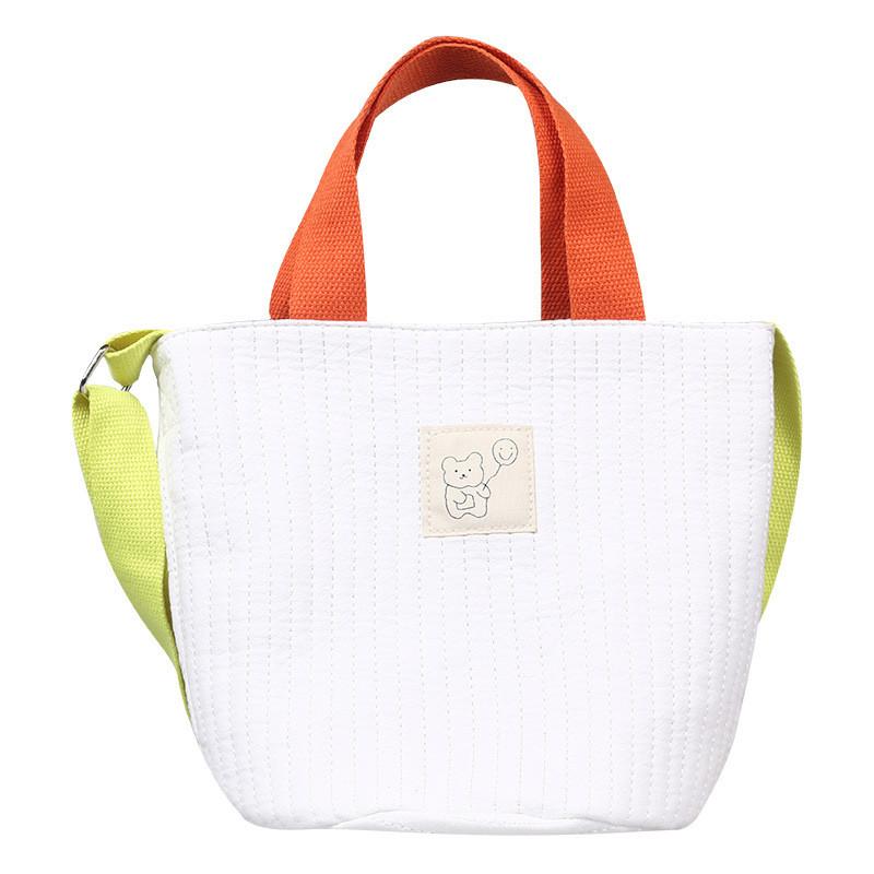 Chic Kids Shoulder Bag Contemporary Japanese Design Durable Canvas Mommy Bag In Multiple Colors