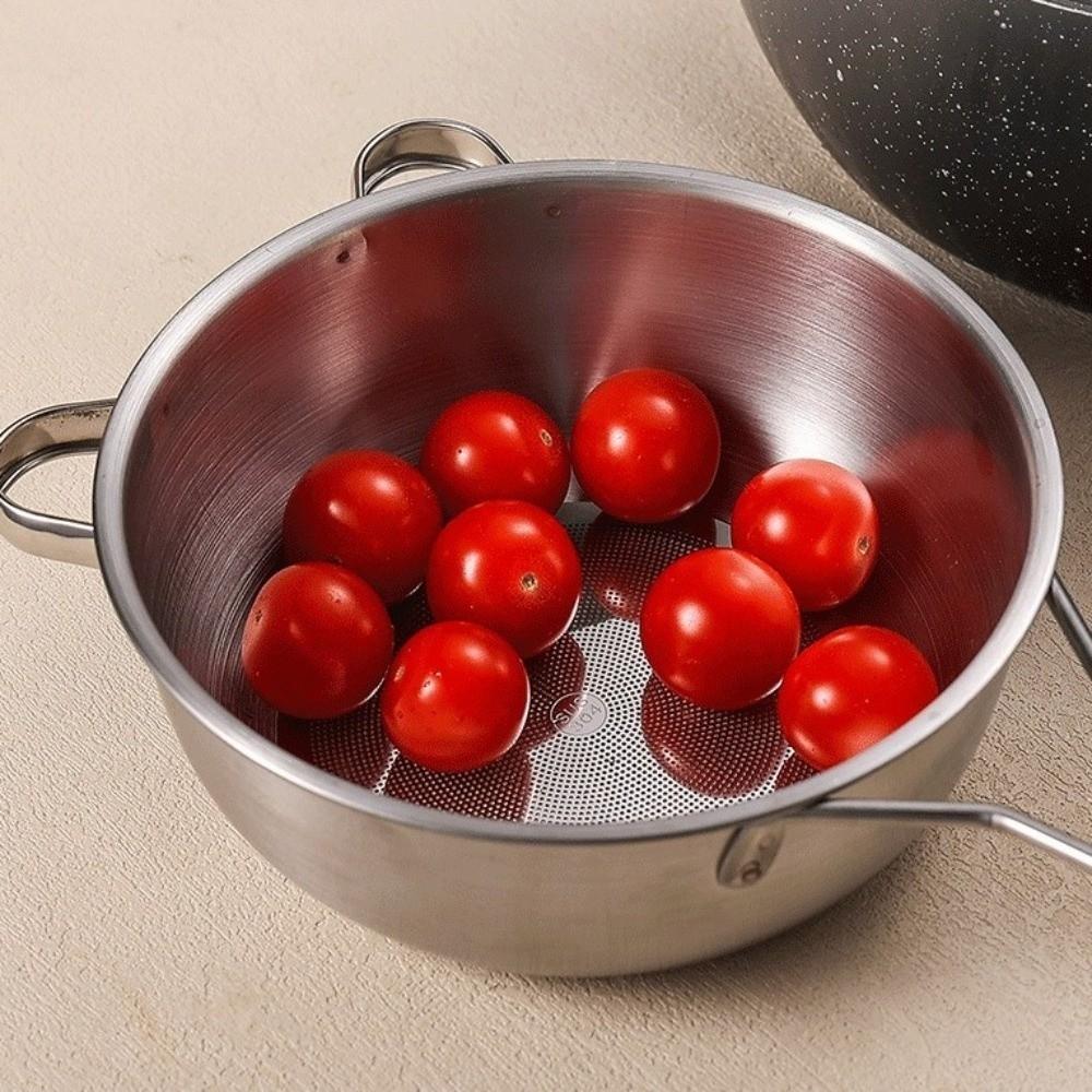 Long Handle Stainless Steel Strainer Ultra-fine Mesh Efficient Strainer Basket Ergonomic Handle Hanging Soy Milk Filter