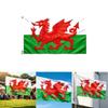 Welsh And Uk Flag Polyester Outdoor Indoor Garden Patriotic Banner For Home Decorations
