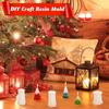 3D Tree Shaped Candle Silicone Mold Tree Shaped Design Candle Mold Xmas Pine Candle Molds Christmas Theme For Holiday Gifts
