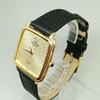 Used GLYCINE 021105 Gold Square 2P Diamond Men's Quartz