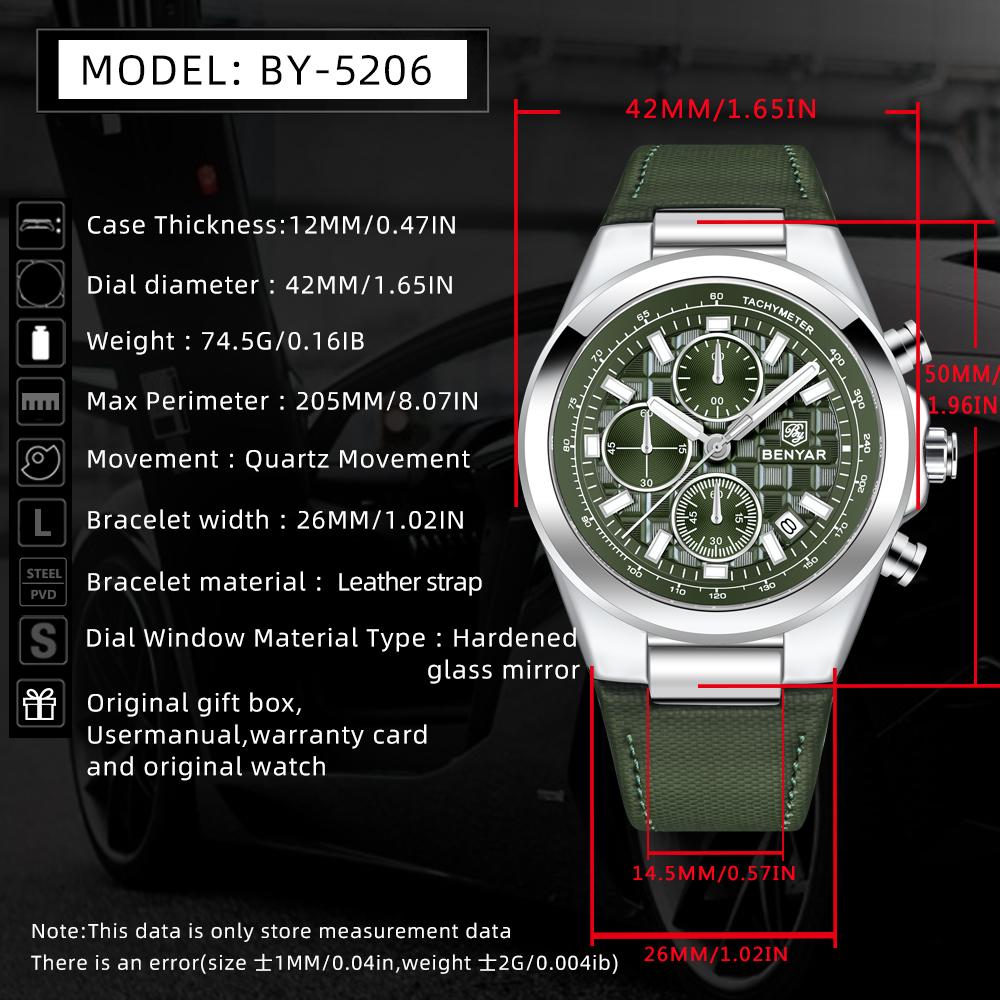 New Arrival Luxury Men's Quartz Wrist Watch Stainless Steel Back Quartz Movement 3ATM Custom Casual Dial Display
