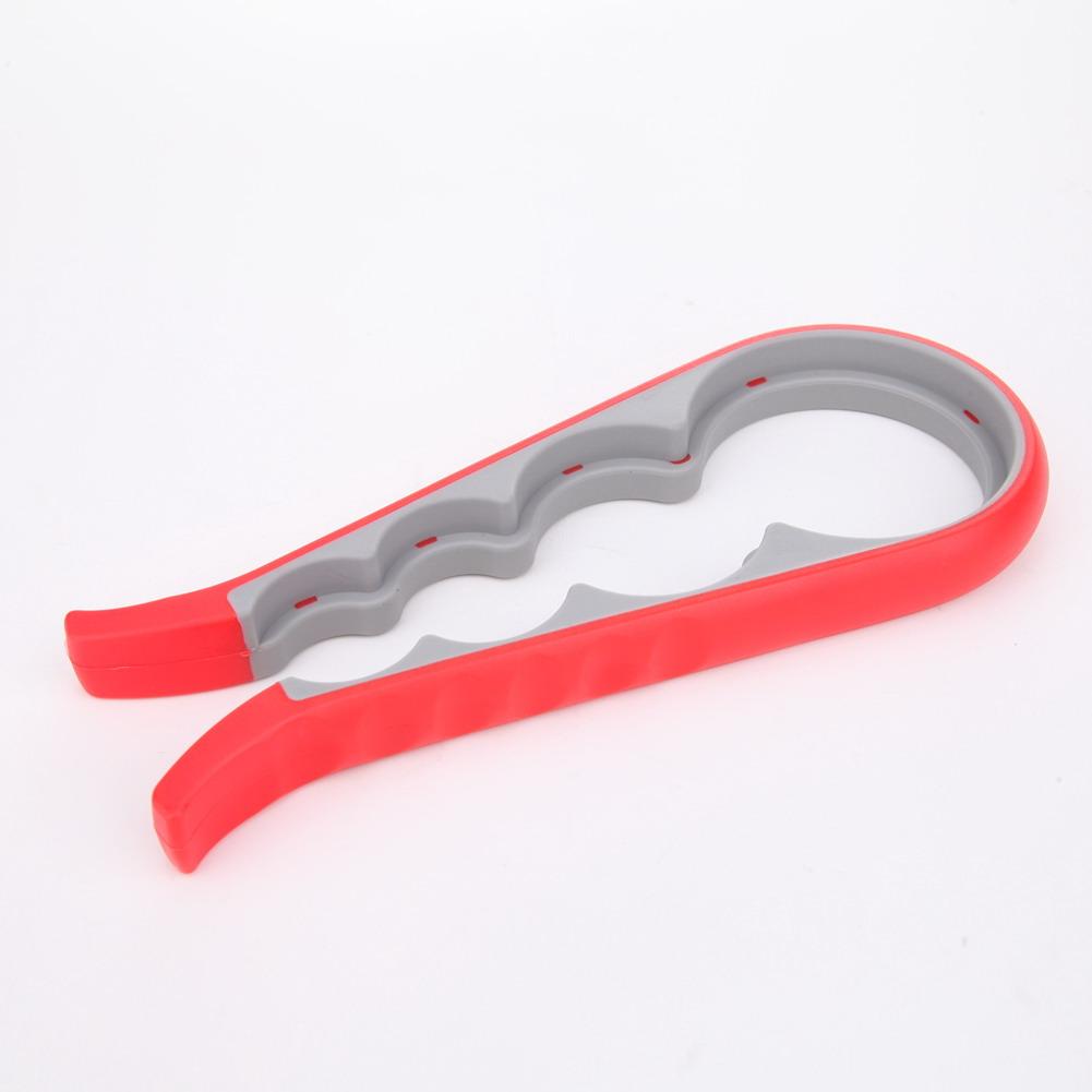 4in1 Handy Can Opener Anti-Slip Multi Functional Bottle Opener Reusable Cap Twister for Pop Beer Bottle Jar Open