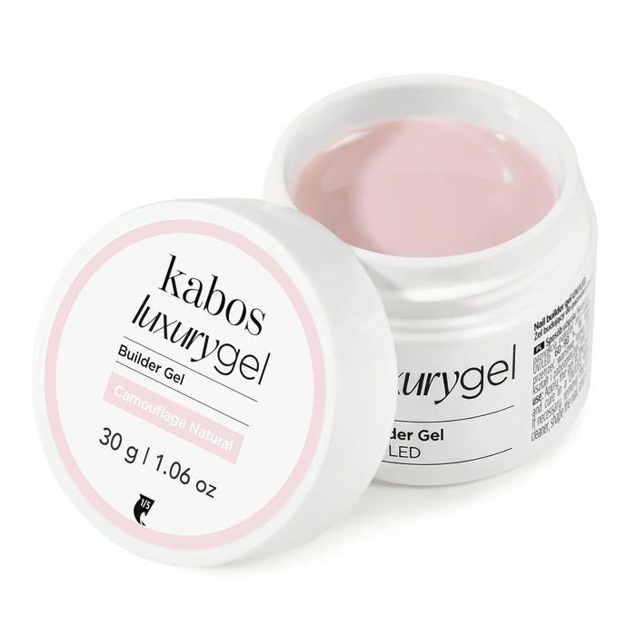 Kabos Luxury Builder Gel UV/LED Gel de construction pour ongles Camouflage Natur 30 g auto-égalisant