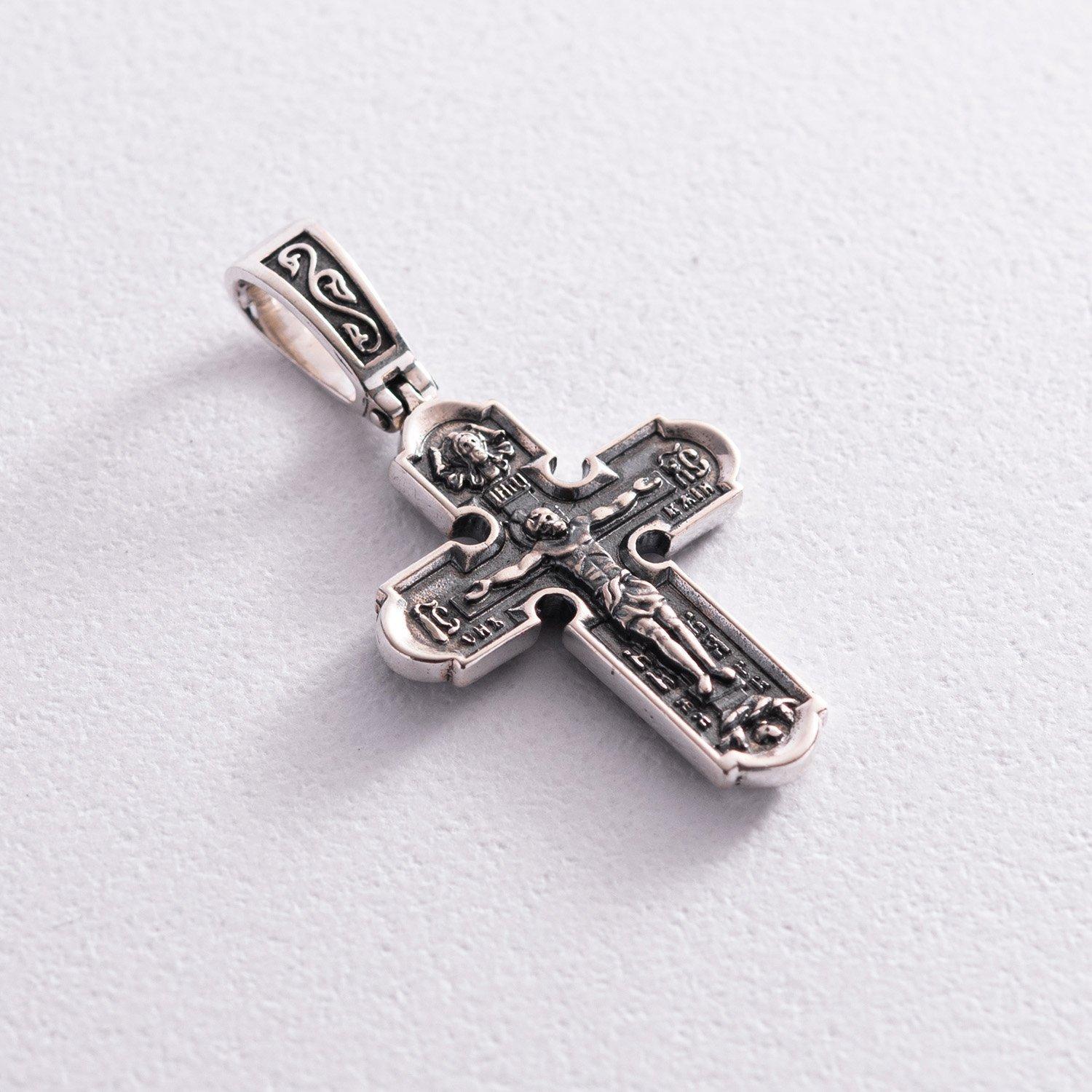 

Срібний хрестик з розп яттям Oniks срібний