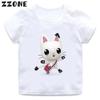 Girls Clothes Cute Gabbys Doll House Cartoon Kids Funny T-Shirts Baby Boys T Shirt Summer Short Sleeve Children Tops,ooo5456