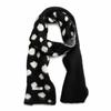 Soft Plush Knitted Scarf Warm Neckerchief Scarf Versatile Wool Blend Scarf  Women