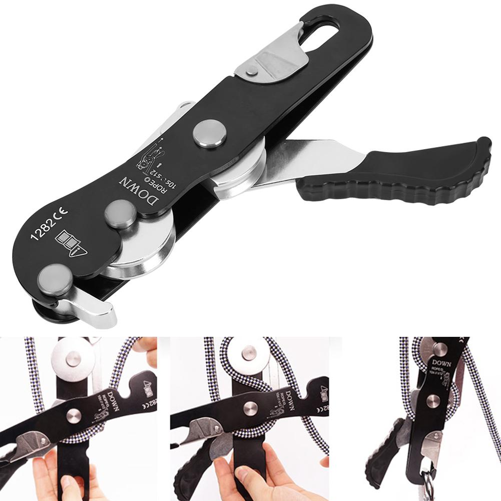 Selbstbremsender Kletterkarabiner Kletterabseilgerät Selbstbremsende Seilklemme Greifer Kletterzubehör