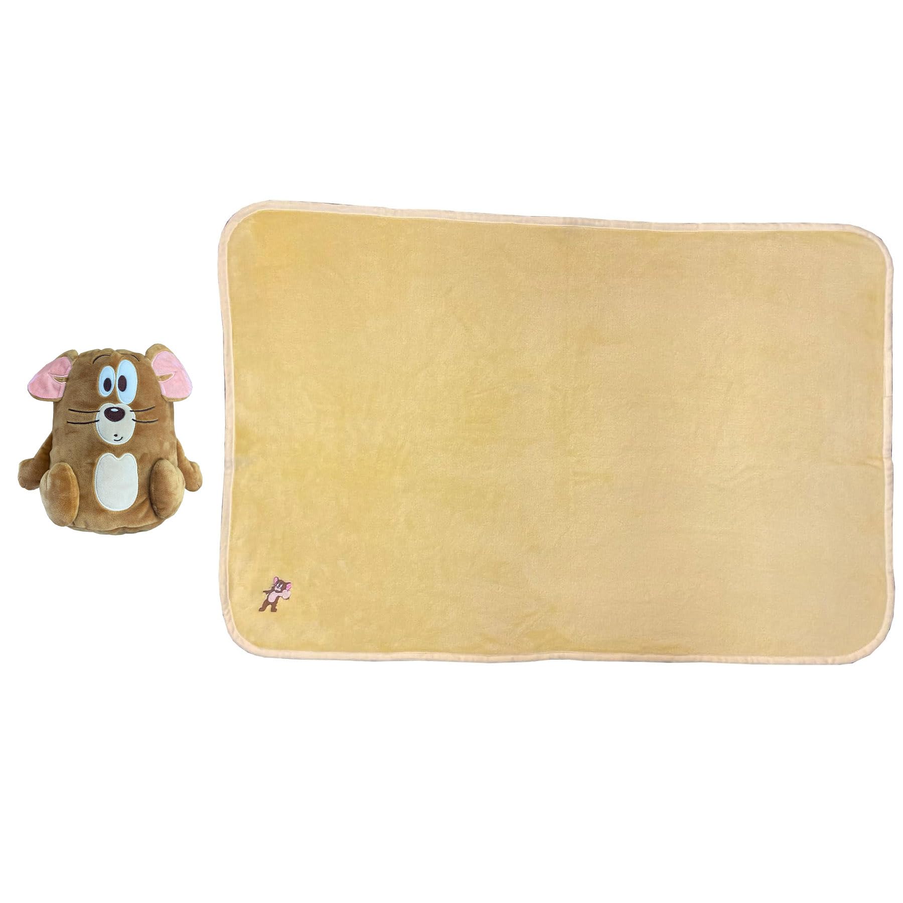 

Marushin Tom and Jerry Mascot Blanket with Drawstring 70cm H x 100cm Winter Product 4105055400 Bag, Approx. W, Cute, Fluffy, Stylish, Warmer, Number