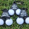 Lustiger Golfballhalter Golfzubehör Schwarz 3D-gedruckter Golfschlägerhalter Sportgeschenk für Golfer Männer