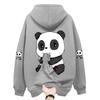 China Panda Spring and Autumn Hooded Sweater Loose Versatile Casual Top Men's Shirt