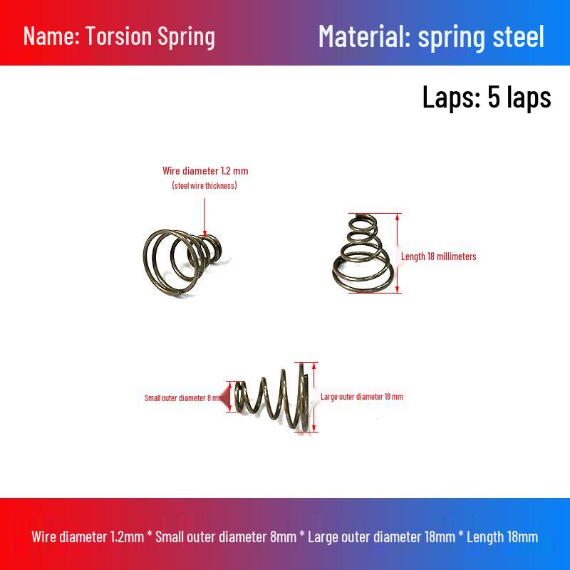 Stainless Steel Pagoda-Shaped Trapezoidal Compression Spring for Battery