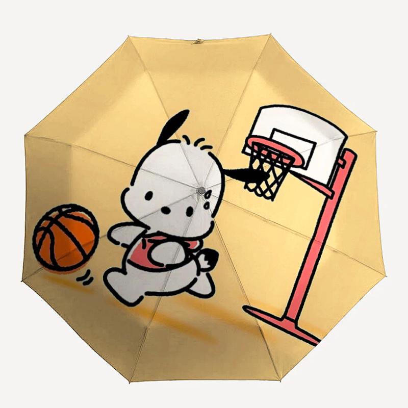 1pc Snoopy Basketball Sports Umbrella - Automatic Opening/Closing with Foldable Design, Outdoor Use Suitable for Fans, Travelers, Daily Use, Gift Idea