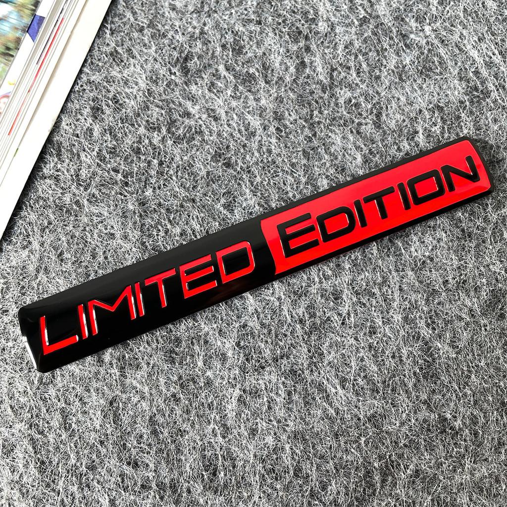 1pcs New LIMITED EDITION Emblem  Car Sticker 3D Aluminium Alloy Material Decorative  Auto Door Side Rear Bumper Sticker