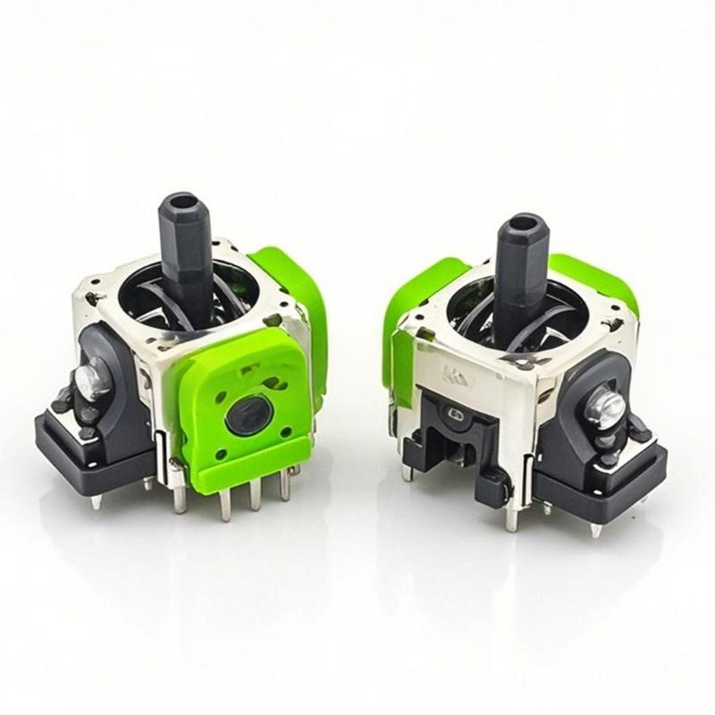 2Pcs Metal Analog Joysticks Module 3D Gaming Rocker for P4/P4 Professional/XONE Controllers 3Pin  Enhances Grip