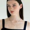 Cross-to-Line Necklace_PM24N001SS