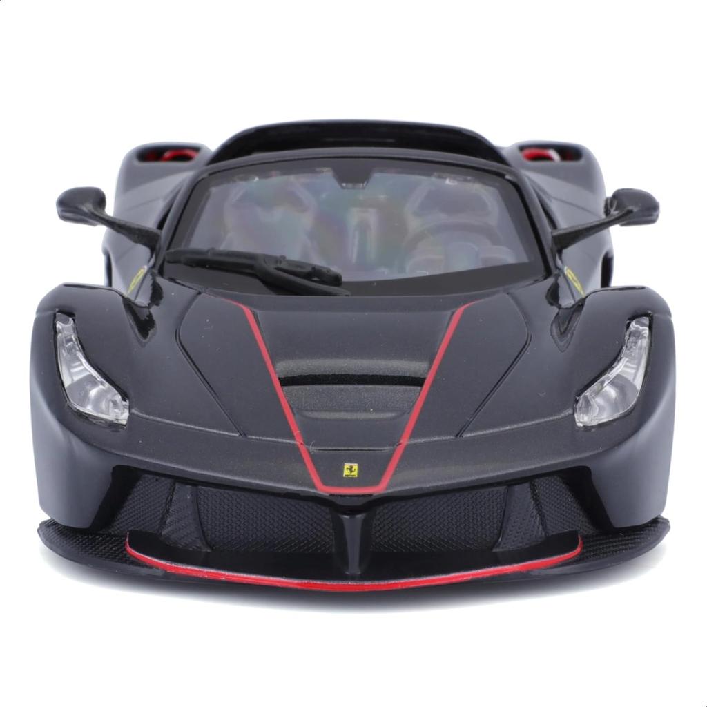 Bburago 1/24 Scale Ferrari LaFerrari Aperta Black / Diecast Model Car, Finished Model, 18-26022 BK [Parallel Import]