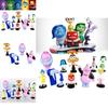 Colorful Pvc Brain Battle Figurines Set 10 Unique Cake Decoration Toys Bagged
