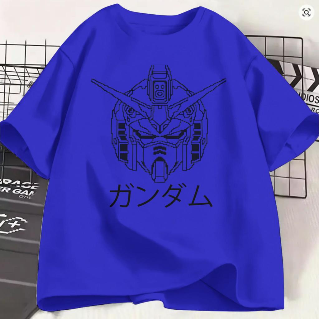 Unisexs Gundam T Shirts 100 Cotton Clothing Fashion Short Sleeve Round Neck Tees Plus Size Tshirt