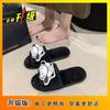 Student cartoon dog home indoor cotton slippers 2025 autumn and winter new fluffy slippers women's fluffy slippers
