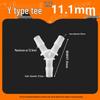 Y-Type Tee Barb Hose Connector for Water and Oxygen