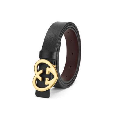 Damen Gürtel Echtes Leder Kleid Dekorativ Rock Riemen Damen Glatte Schnalle Dünner Gürtel Modische Jeans Freizeithose