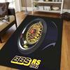 BBS Racing Mat Home Living Room Bedroom Decoration Kitchen Bathroom Anti Slip Entrance Carpet Balcony Flannel Floor Mat Gift