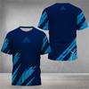 Men Fashion Short Sleeve 3d Print T Shirt Round Neck Summer Plus Size Tees