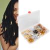 Dreadlocks Pendant DIY Metal Decorative Vintage Wrapped Hair Cuffs Adornment for Dating Wedding