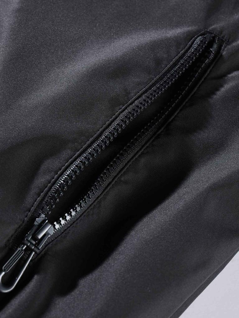 Men's Fleece-Lined Baseball Collar Jacket