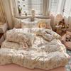 2026 Cloud-Feel Crinkled Cotton Double Gauze 4-Piece Set