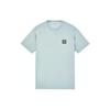 Compass Patch Logo Short-Sleeve T-Shirt Sky Blue Men Tops 101524113-V0041